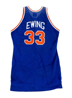 1986-87 Patrick Ewing Game Worn New York Knicks Jersey